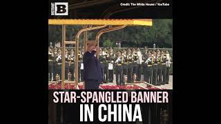 Star-Spangled Banner in China! America's National Anthem Played During Trump's Visit