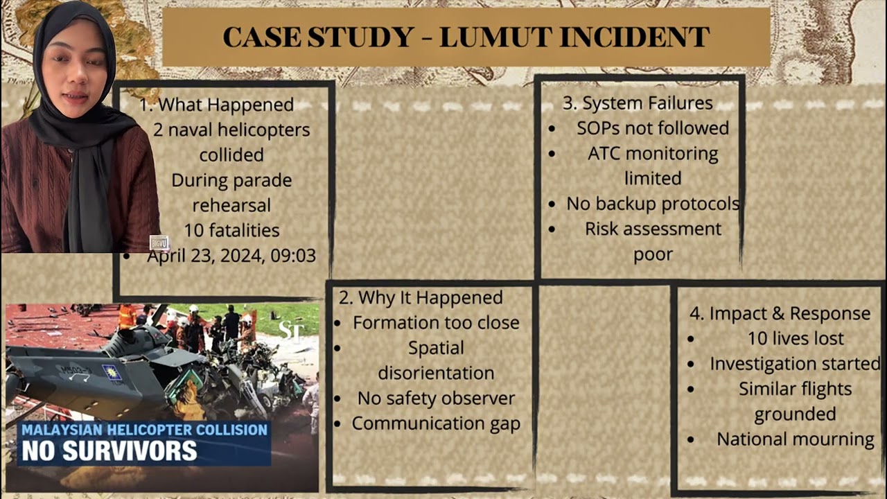 TPT251 INDIVIDUAL ASSIGNMENT (AIR TRANSPORTATION) - TUDM HELICOPTER COLLISION , LUMUT 2024