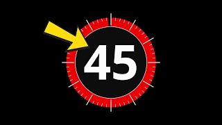 Amazing 45 SECONDS Animated Timer For Editing Videos