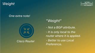 video 6 bgp best path selection part 2