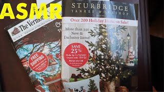 🎅 Whispered Christmas Catalogue Flip Through |ASMR|   Page Turning, Magazine Crinkles 🌲