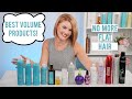 BEST VOLUME PRODUCTS FOR FINE THIN HAIR | STYLING TIPS |