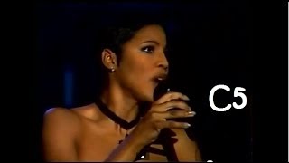Toni Braxton Live Vocal Range: A2 - C6