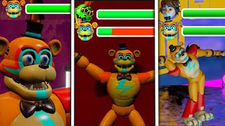 Epic Fnaf Security Breach Animations But With Healthbars