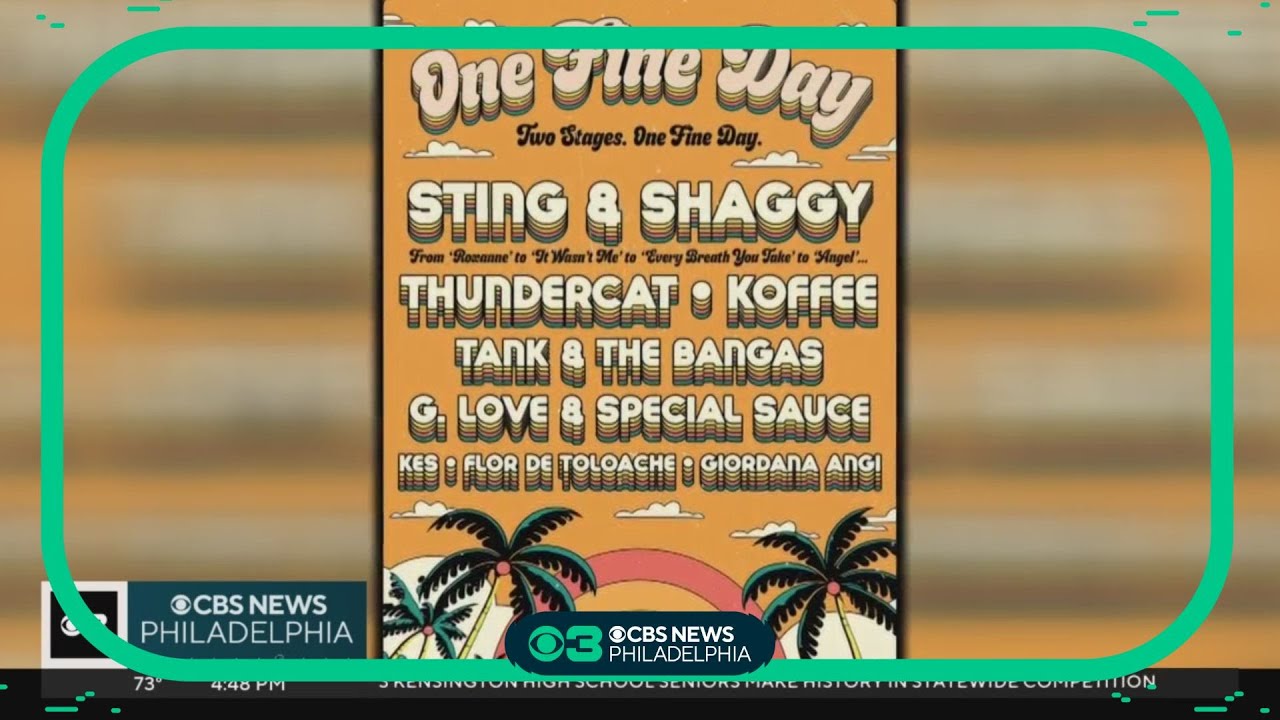 Sting, Shaggy announced their music festival will be held in Philadelphia