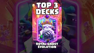Top 3 Best ROYAL GHOST EVOLUTION Decks! #clashroyale #frostyfrostzz Information