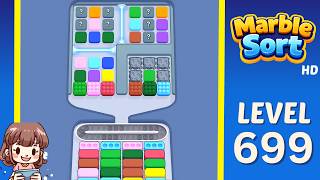 Marble Sort Level 699 Solution Walkthrough