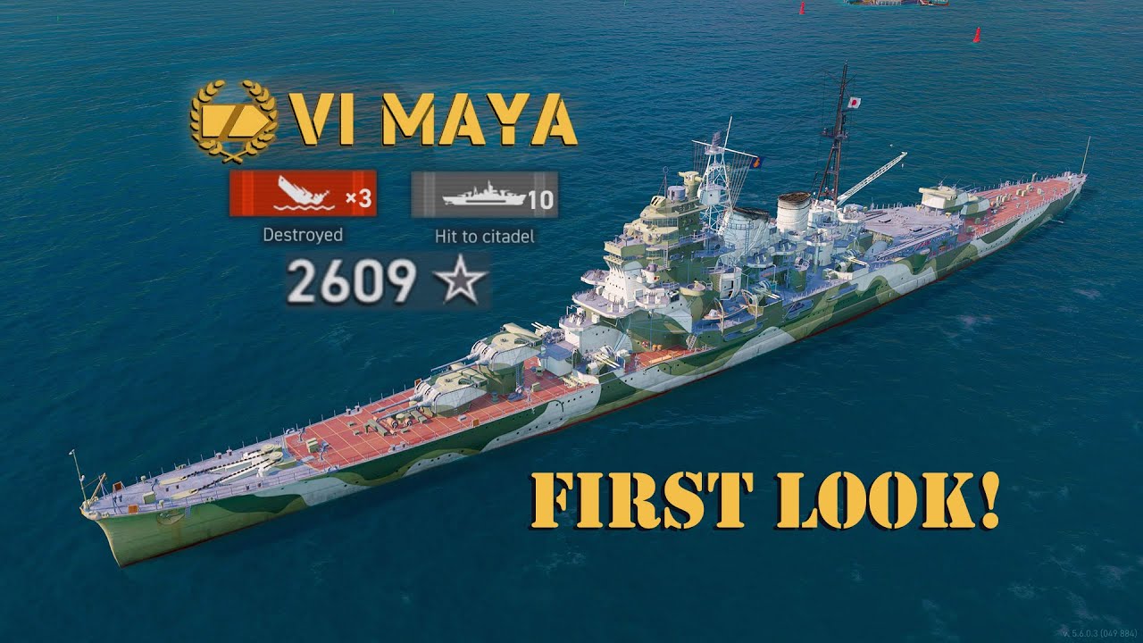 Maya - Tier 6 Premium Japanese Cruiser | World of Warships Legends