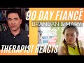 90 Day Fiancé - (Brandan &amp; Mary #15) - I get mad - Therapist Reacts