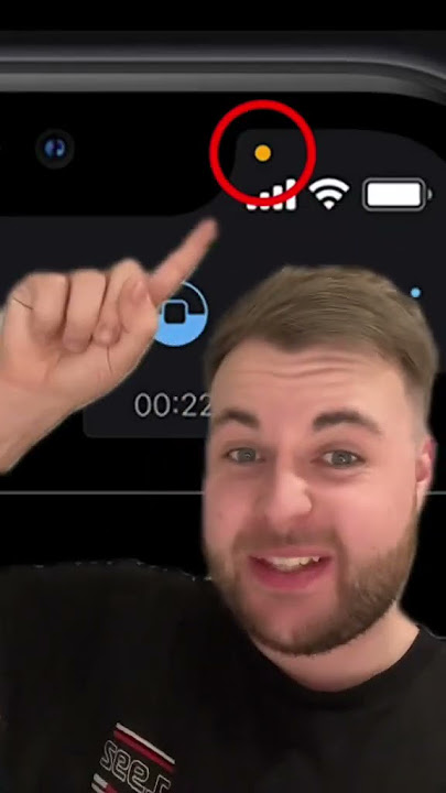 If you see this orange dot on your phone, turn it off #shorts