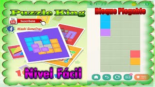 Puzzle King Bloque Plegable Nivel Fácil Completo Gameplay screenshot 5