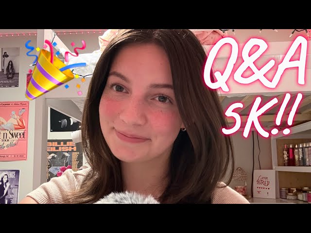 ASMR | 5k qna!!!!✨