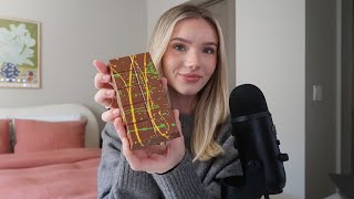 Asmr Eating A Dubai Chocolate Bar Crunchy Sounds
