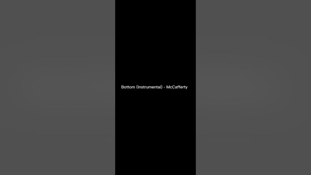Bottom (Instrumental) McCafferty YouTube