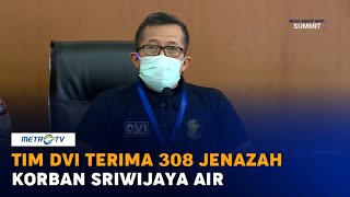 Tim DVI Terima 308 Kantong Jenazah Korban Sriwijaya Air