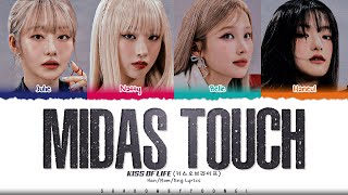 KISS OF LIFE 'Midas Touch' Lyrics (키스 오브 라이프 Midas Touch 가사) [Color Coded Han_Rom_Eng]