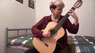 Variations on a Theme by Händel Op.107 by Mauro Giuliani, performed by Stephanie Jones chords