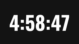 5 Hour Timer | Countdown Timer Minimal | With Alarm