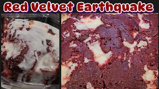 Red Velvet Eartquake Cake | Tasty Easy Dessert Recipe