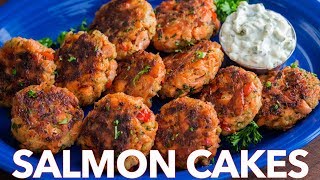 How To Make Salmon Cakes Recipe  Quick and Easy Salmon Patties