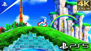 Sonic Superstars - PS5 4K 60FPS Gameplay