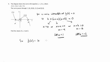 Q2 Paper 1 CfE Higher Maths Exemplar Paper (SQA)