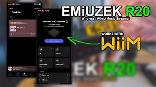 EMiUZEK R20 Music Streamer with WiiM App