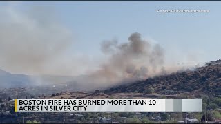 Forward progress stopped on Boston Fire in Silver City