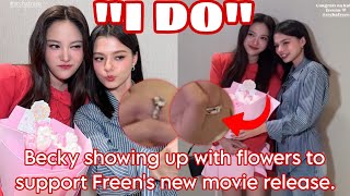 Download Lagu Becky Showing Up with Flowers to Cheer on Freen’s New Movie. || Wedding is really REAL MP3