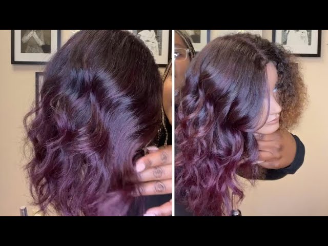 How to Create the Punchiest Plum Hair Color