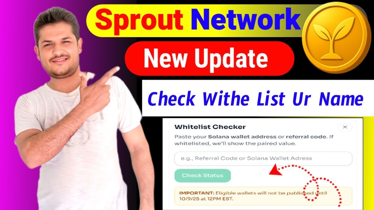 Sprout Network New Update || Sprout Network Withe list || New Free Mining App