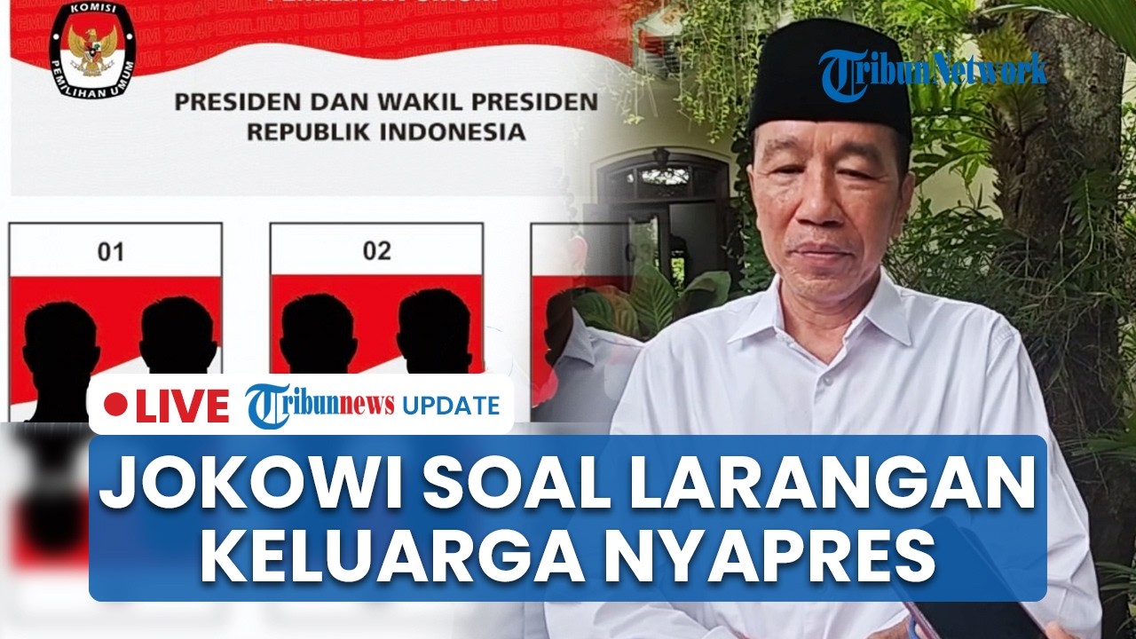 🔴LIVE: Reaksi Jokowi soal Gugatan Larangan Keluarga Presiden-Wapres Maju Pilpres: Hormati Putusan MK