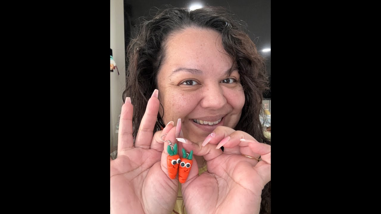 Let’s Bake some Easter Carrot 🥕 Earrings!