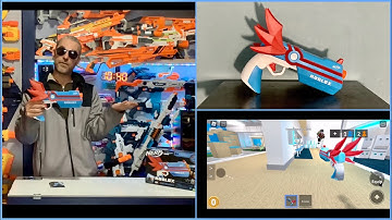 Nerf Roblox MM2 Dartbringer!  REVIEW!  Honest Opinion!  Roblox In Game Look!  #roblox #nerf #review