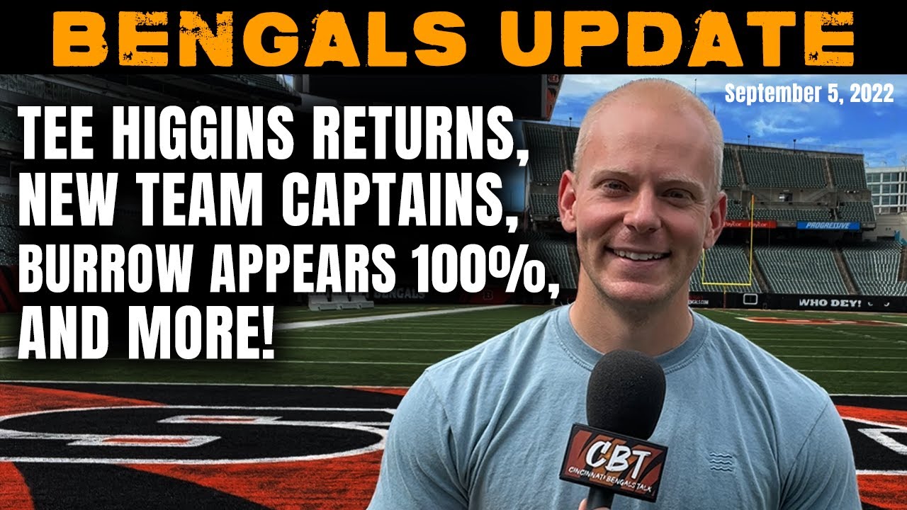 Bengals Announce Captains as Preparations Begin For Steelers | Week 1 Practice Report