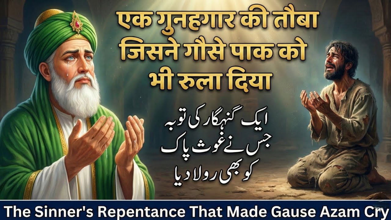 Ek Gunehgar Ki Tauba Jisne Gause Azam Ko Bhi Rula Diya | Dil Ko Tadpa Dene Wali Dastan | Sufi Taleem