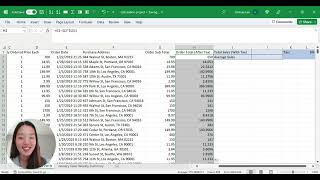 Performing Basic Calculations on Excel