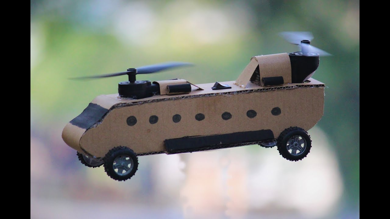 How to make a Helicopter Electric Military Helicopter YouTube