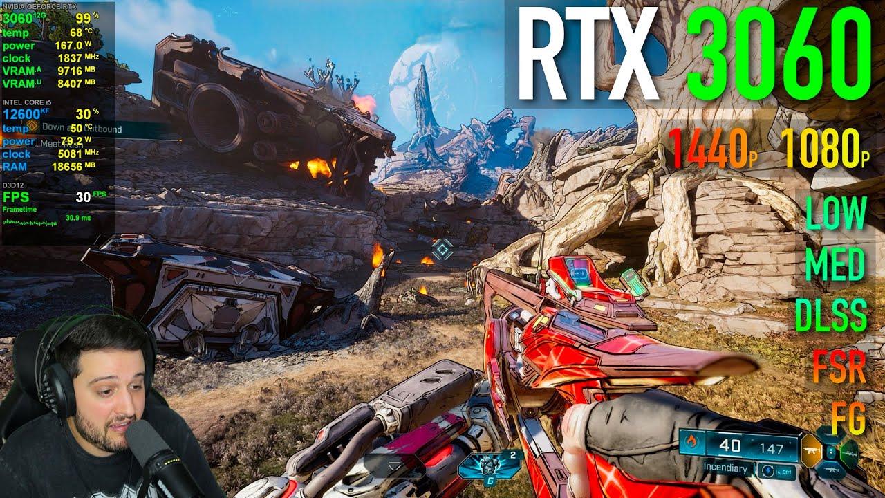 RTX 3060 12GB - Borderlands 4.... I have no words.