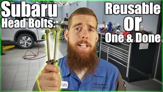 Subaru Head Bolts: Reusable or One & Done?