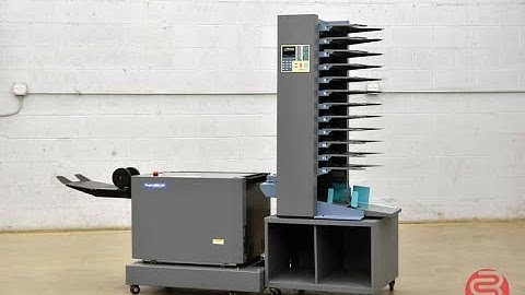 Duplo DBM-120 Booklet Making System w/ 12-Bin Collating Tower