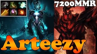 Dota 2 - Arteezy Plays Phanton Assassin With Octarine Radiance And Plays Shadow Fiend - Ranked