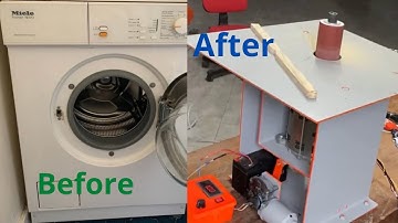 Homemade DIY Wood Oscillating Spindle Sander Washer Machine and Wiper Motor.Εκκεντρο τριβειο πάγκου