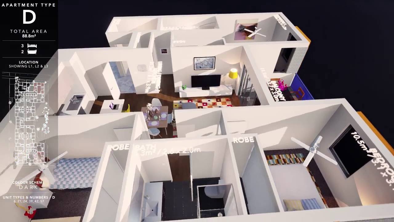 LINKS APARTMENTS - Apartment Type 'D'