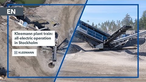 An All-Electric Kleemann Plant Train in Sweden: MC 120 PRO, MCO 110 PRO & MSC 953 EVO