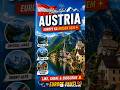 Austria in 30 Seconds | Europe’s Dream Destination 🇦🇹 #europe #travel #austria #travelgram #amazing