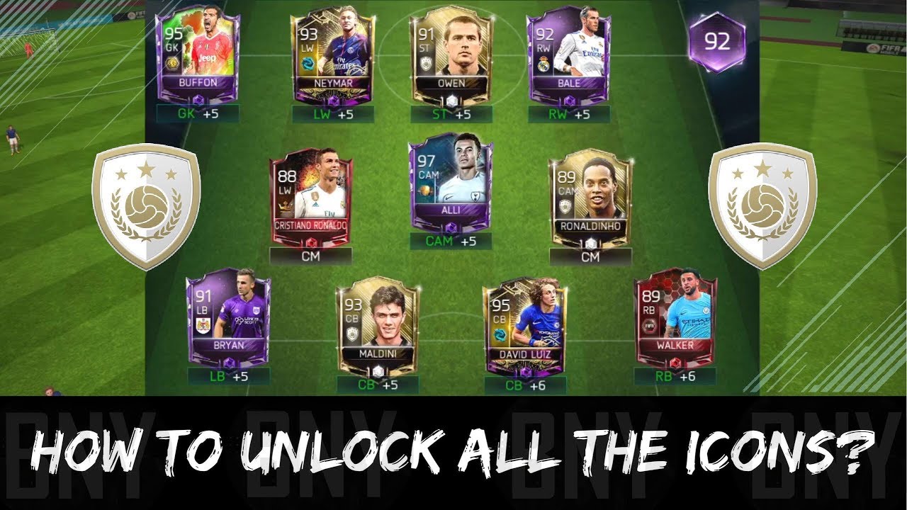 How I Unlock All Fifa Mobile 18 Icons Icons Chapter Walkthrough And Gameplay Youtube