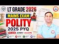 LT Grade Mains Polity Class | Polity PYQs #3 | SST Mains Class | LT Grade Polity | Kuldeep Sir