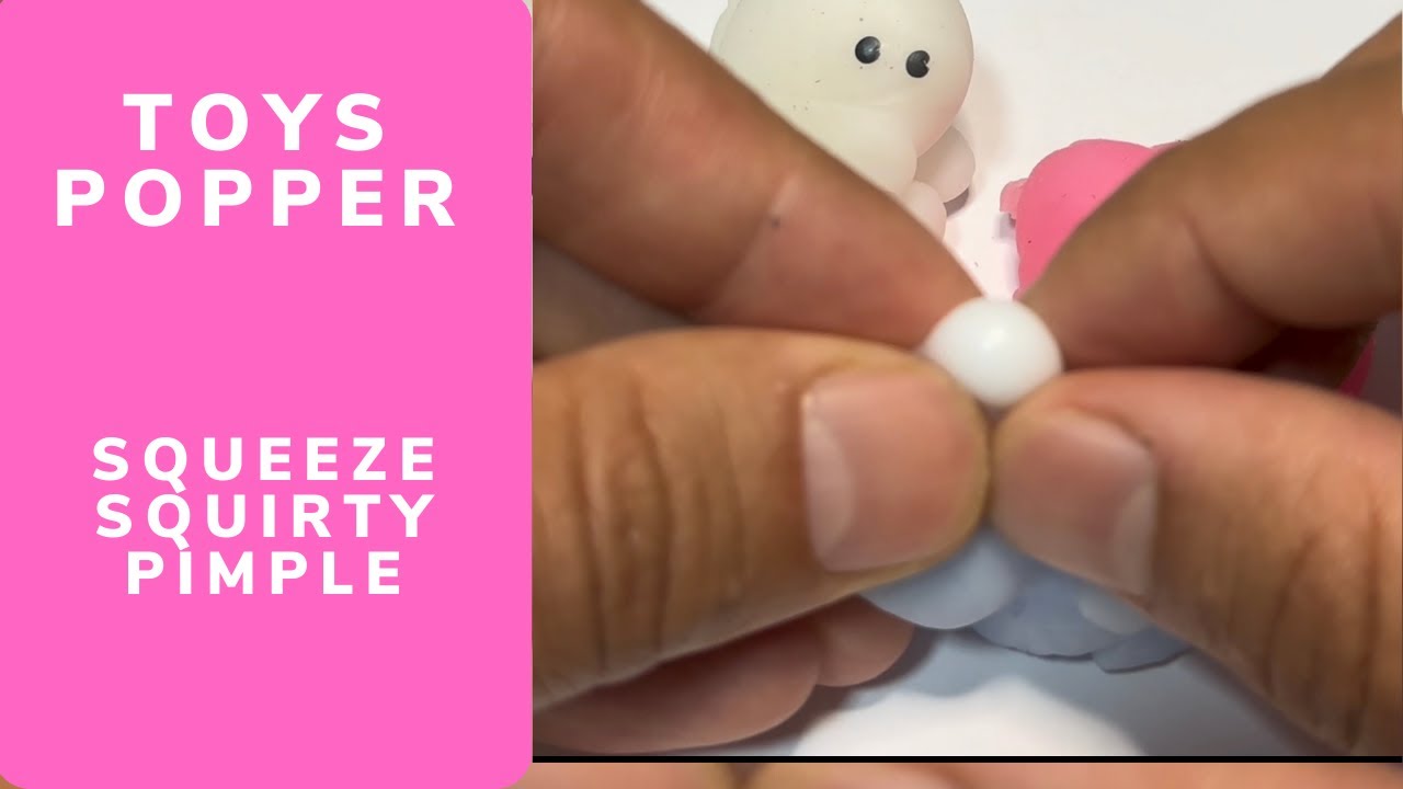 Toys popper | squeeze animals with creamy pimple #6