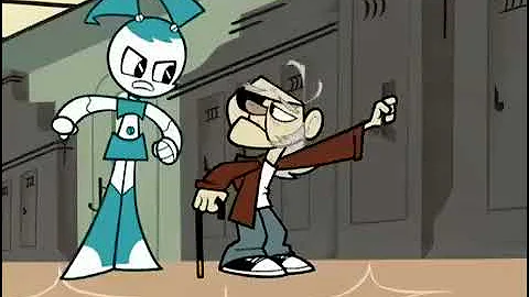 MLaaTR Clip: Jenny (XJ9) thinks that old Sheldon is a random person trying to break into a locker